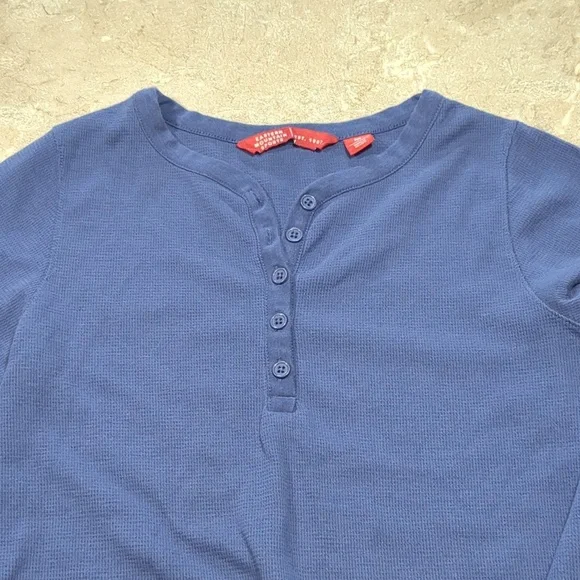 Two EMS Waffle Henley Shirts, M - Picture 3 of 14